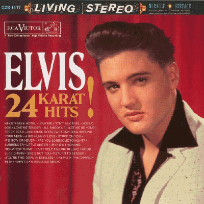 Cover : Elvis Presley / 24 Karat Hits!
